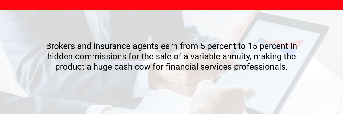 Brokers and insurance agents earn from 5 percent to 15 percent